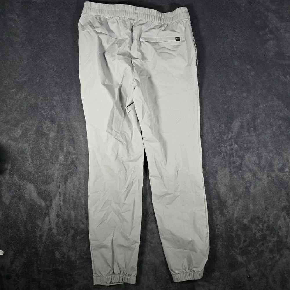 Banana Republic Mens Sz 30 Gray Athletic Fit‎ Drawstring Casual Pants Travel